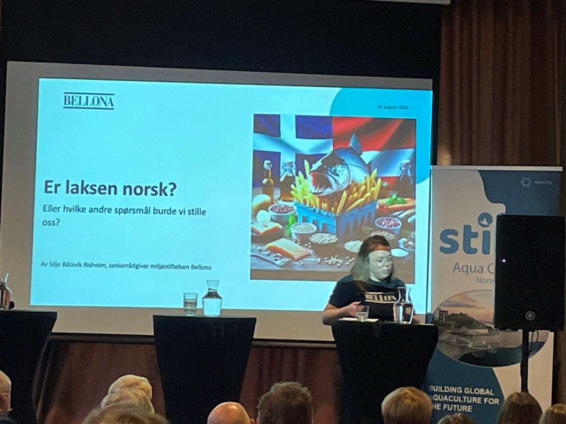 - All matproduksjon har et klimaavtrykk, men vi må sørge for at avtrykket er så lite som mulig, sa Silje Båtsvik Risholm fra Bellona.